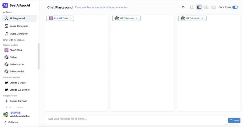 Access all your AI needs in one platform.