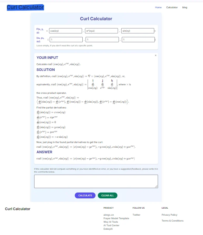 Vector Curl Calculator - Simplify Your Vector Analysis
