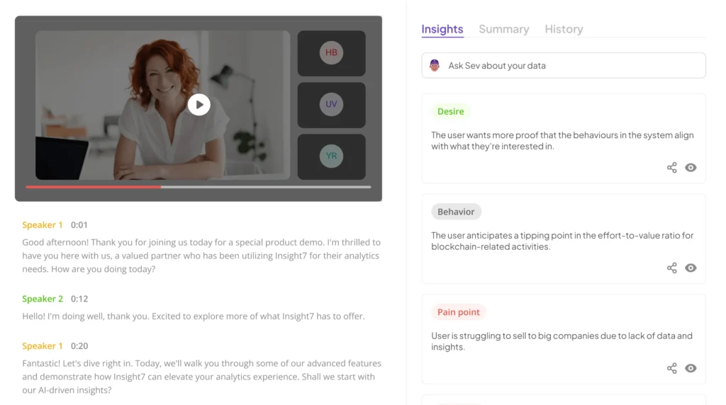 AI Tool For Interview Analysis & Market Research