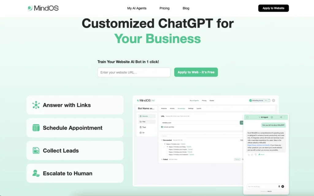 Build your Customized ChatGPT Agent to Help Your Business Grow