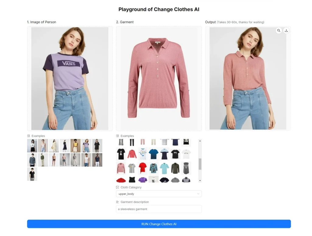 AI Clothes Changer Online