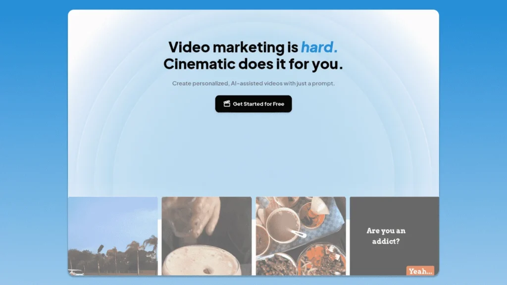 Automatically generate short-form videos to grow your business with AI
